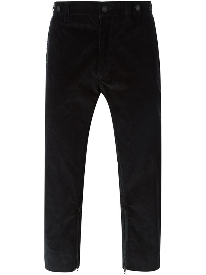 Ktz Cropped Trousers, Men's, Size: Large, Cotton