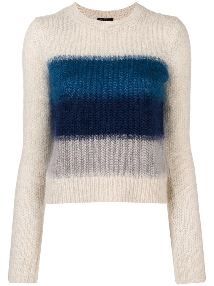 Rag & Bone Holland Striped Jumper - Nude & Neutrals