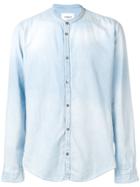 Dondup Band Collar Denim Shirt - Blue