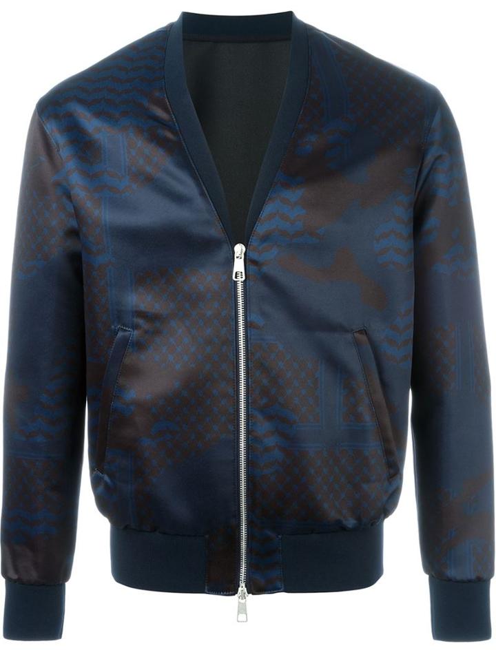 Neil Barrett Print Mix Bomber Jacket