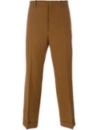 Marni Classic Chinos, Men's, Size: 48, Brown, Wool/cotton/polyamide