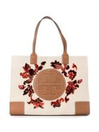 Tory Burch Ella Fil Coupé Tote - Brown