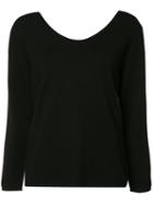 Maison Ullens Cashmere V-neck Jumper, Women's, Size: Xs, Black, Cashmere