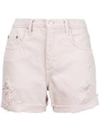 Nobody Denim Mondo Short Blushing Shorts - Pink & Purple