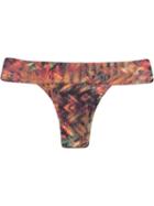 Lygia & Nanny Printed Bikini Bottoms, Women's, Size: 44, Brown, Polyamide/spandex/elastane