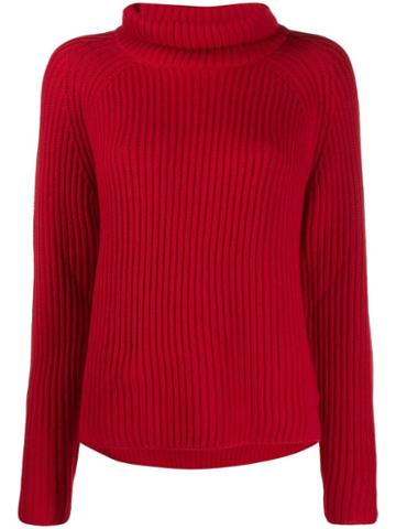 Sminfinity Roll Neck Jumper - Red