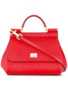 Dolce & Gabbana Mini Sicily Shoulder Bag - Red