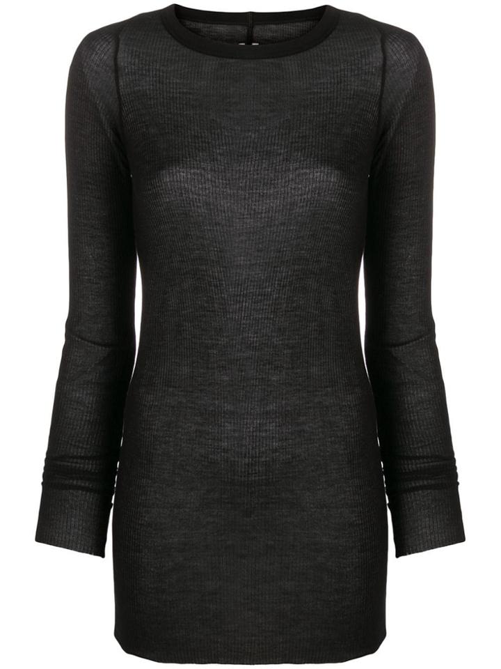 Rick Owens Slim-fit Sweater - Black