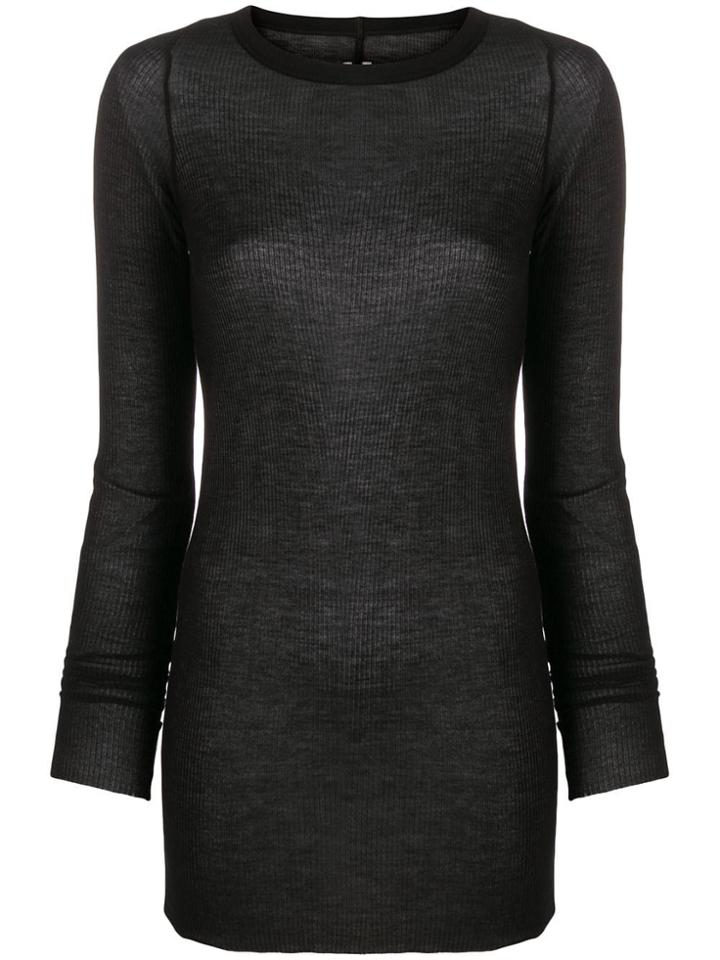 Rick Owens Slim-fit Sweater - Black