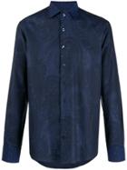 Etro Tonal Paisley Print Shirt - Blue
