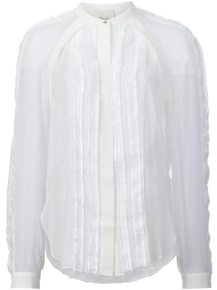 3.1 Phillip Lim Frayed Trim Shirt