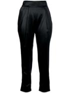 Givenchy Ankle Length Tapered Trousers - Black