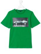 Aston Martin Kids - Teen Car Print T-shirt - Kids - Cotton - 16 Yrs, Boy's, Green