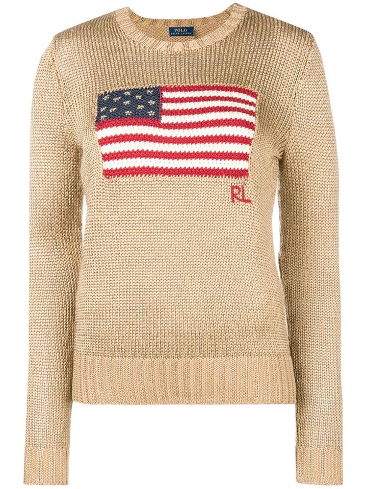 Polo Ralph Lauren Flag Jumper - Metallic
