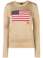 Polo Ralph Lauren Flag Jumper - Metallic