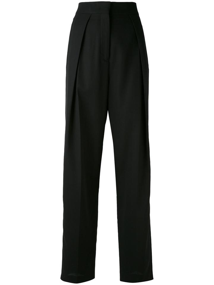 Jil Sander - Clemente Trousers - Women - Cotton/cupro/spandex/elastane - 34, Black, Cotton/cupro/spandex/elastane