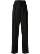 Jil Sander - Clemente Trousers - Women - Cotton/cupro/spandex/elastane - 34, Black, Cotton/cupro/spandex/elastane