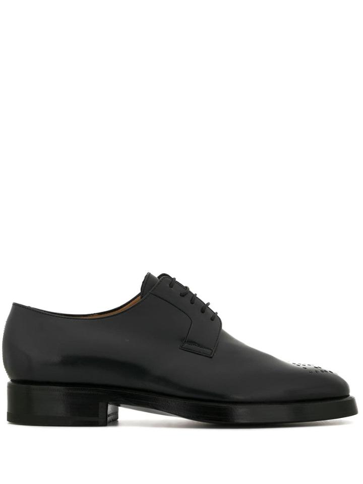 Namacheko Perforated Detail Derby Shoes - Blue
