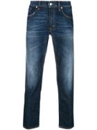Department 5 Cropped Fitted Jeans - Blue