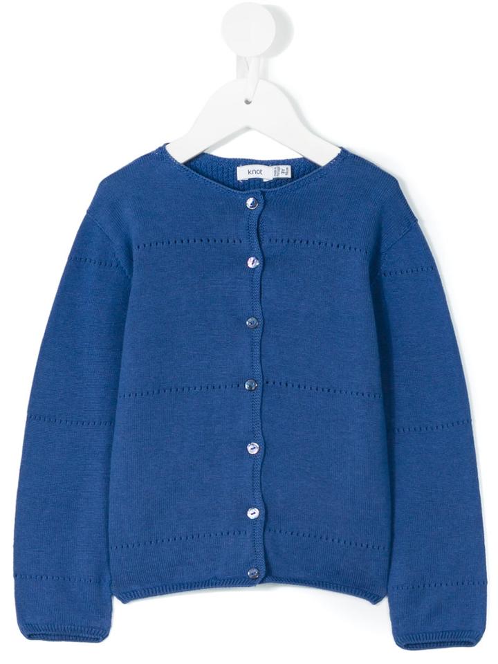 Knot - Alice Cardigan - Kids - Cotton - 5 Yrs, Blue