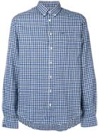 Sun 68 Checked Button-down Shirt - Blue