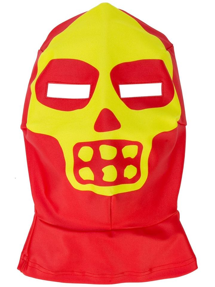 Walter Van Beirendonck Skeleton Mask Balaclava - Red