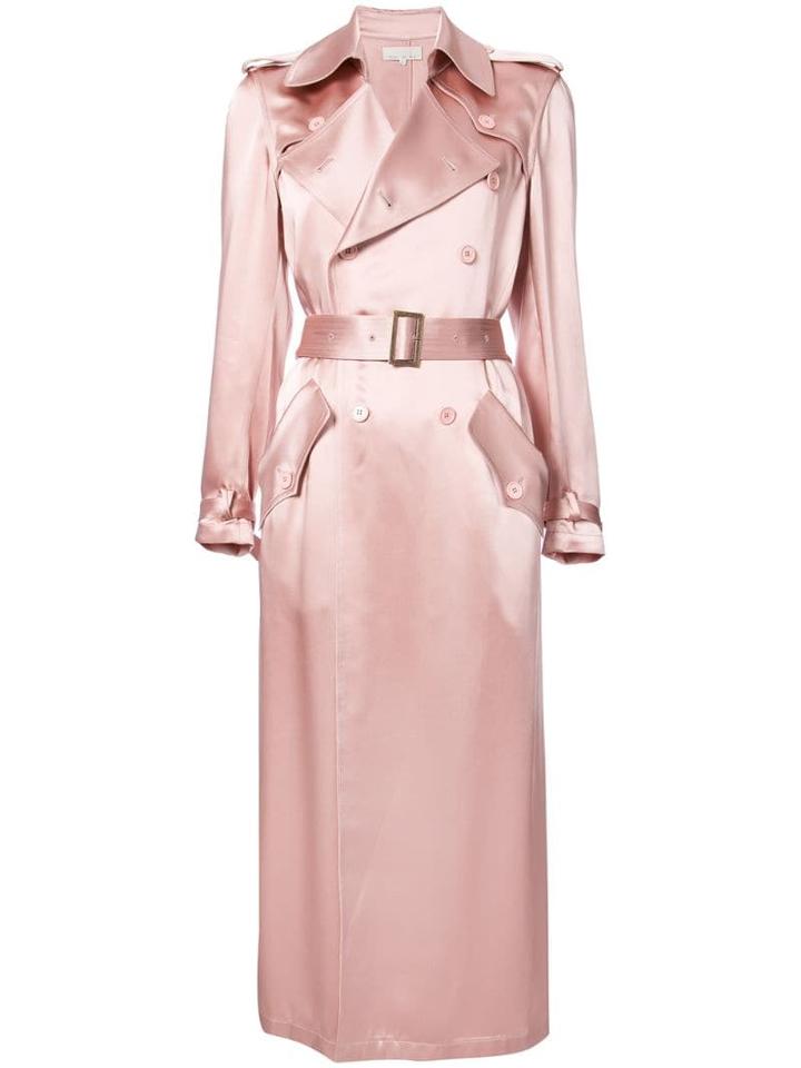 Fleur Du Mal Classic Trench Coat - Pink