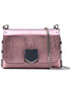 Jimmy Choo - 'lockett Petite' Bag - Women - Leather - One Size, Pink/purple, Leather