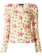 John Galliano Pre-owned Printed Top - Yellow