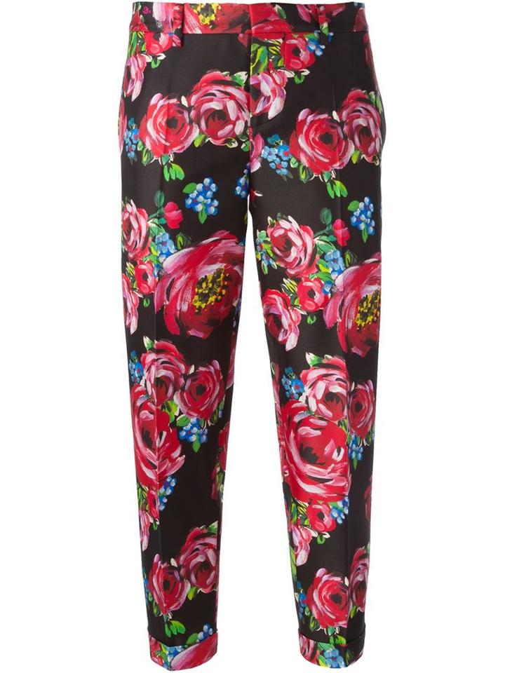 Dsquared2 Rose Print Trousers