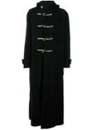 Maison Margiela Long Length Duffle Coat, Men's, Size: 50, Black, Cashmere/virgin Wool