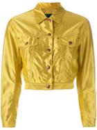 Jean Paul Gaultier Pre-owned Cropped Sheen Jacket - Yellow