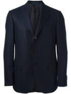 Caruso Classic Blazer, Men's, Size: 48, Blue, Cupro/wool