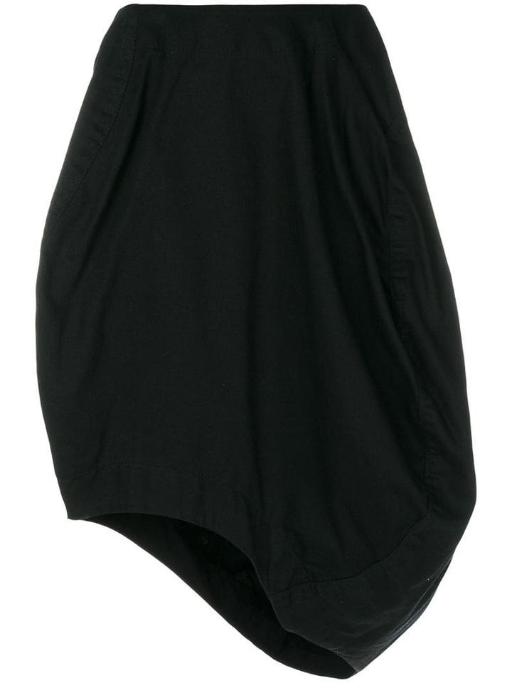 Comme Des Garçons Pre-owned Asymmetric Balloon Skirt - Black