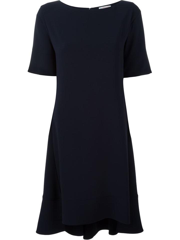 Alberto Biani Flared Boat Neck Dress