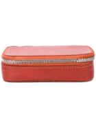 Guidi Small Zipped Bag - Red