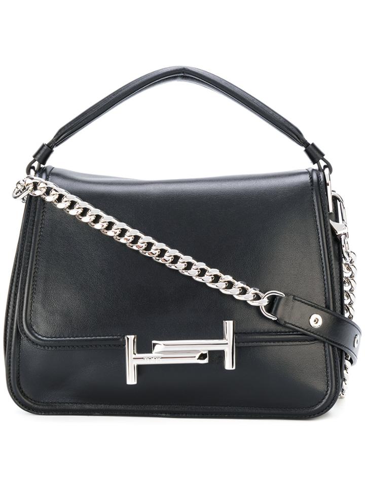 Tod's Double T Shoulder Bag - Black