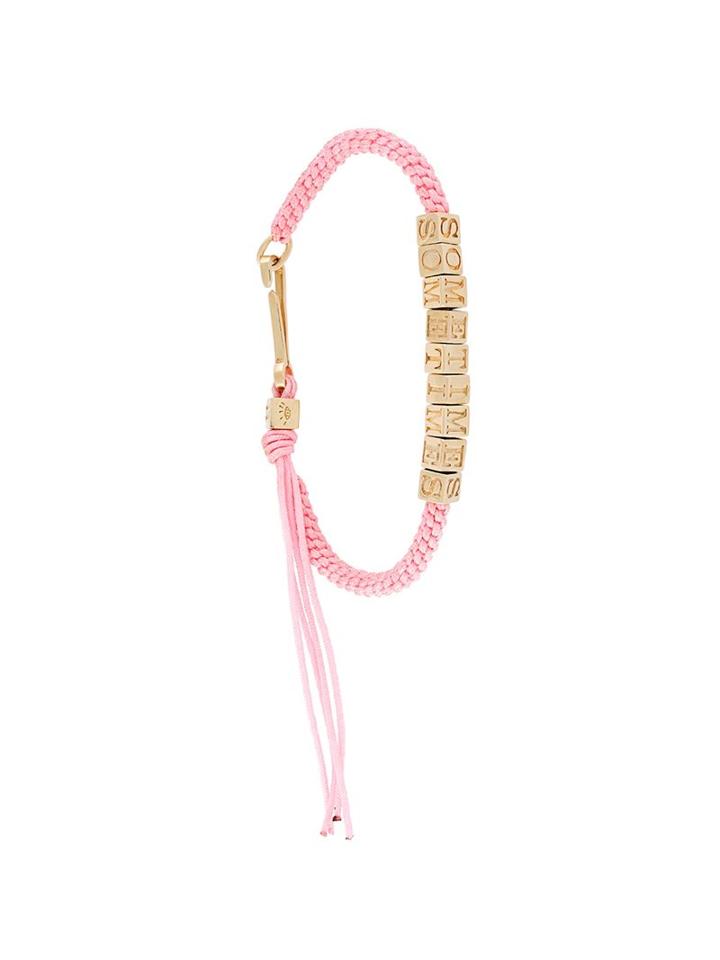 Abril Barret 'sometimes Pink' Bracelet, Women's, Pink/purple