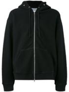 Maison Margiela - Zip Hooded Sweatshirt - Men - Cotton/polyamide/wool - 50, Black, Cotton/polyamide/wool