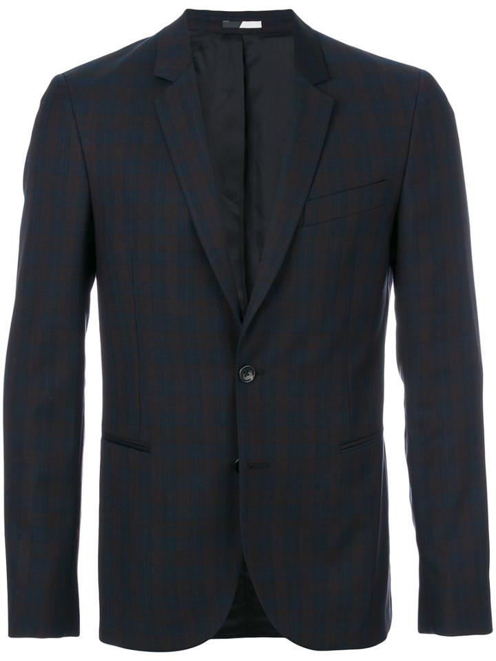 Ps By Paul Smith - Classic Checked Blazer - Men - Viscose/wool - 38, Blue, Viscose/wool