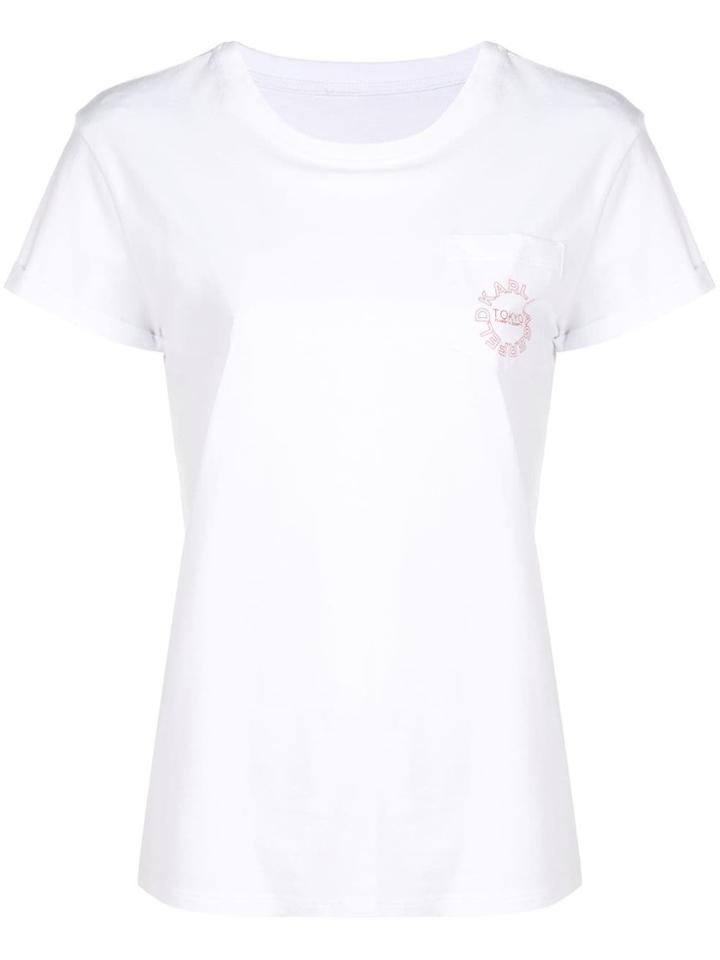Karl Lagerfeld City Pocket T-shirt - White
