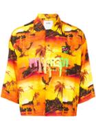 Doublet Sunset Print Shirt - Orange