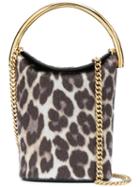 Stella Mccartney Alter Leopard Shoulder Bag, Women's, Brown