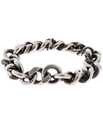 Werkstatt:münchen Silver Bracelet, Men's, Size: Large