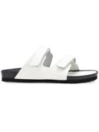 Y's Double Strap Sandals - White