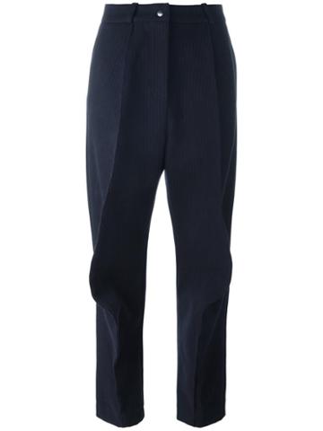 Penelophe's Sphere Pinstripe Trousers, Women's, Size: Medium, Blue, Cotton