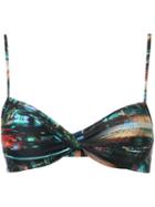 Lygia & Nanny Twist Detail Bikini Top, Women's, Size: 48, Black, Polyamide/spandex/elastane