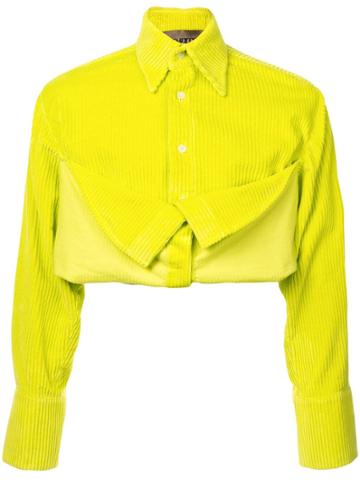 Oloapitreps Cropped Neon Shirt - Yellow & Orange