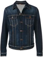 Dolce & Gabbana Fitted Denim Jacket - Black