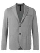 Harris Wharf London Patch Pockets Blazer, Men's, Size: 1, Grey, Cotton